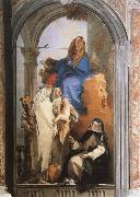 Giovanni Battista Tiepolo Pala delle Tre Sante oil painting artist
